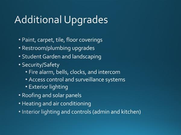 Solana Highlands Upgrades 